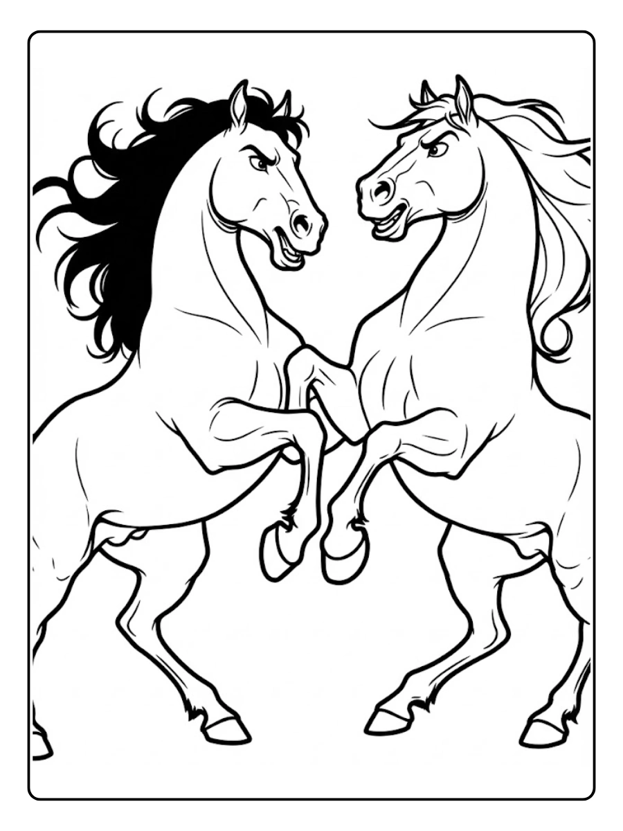 Desenhos para Colorir Cavalos (14)