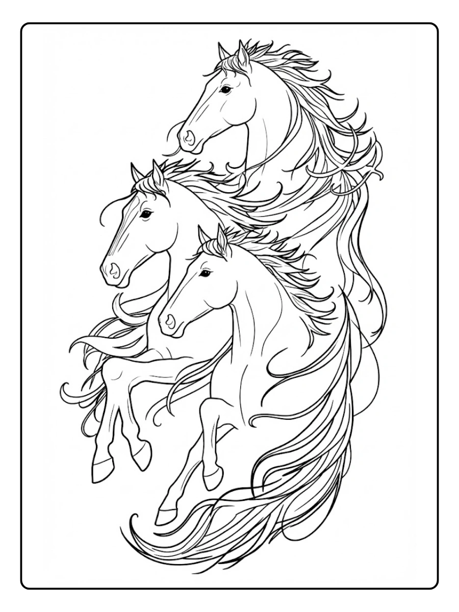 Desenhos para Colorir Cavalos (15)