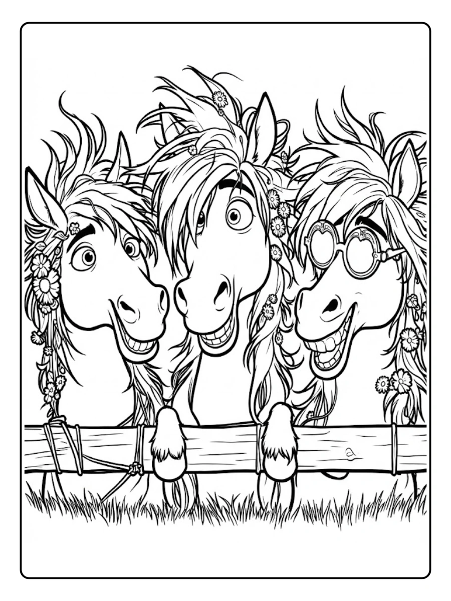 Desenhos para Colorir Cavalos (9)