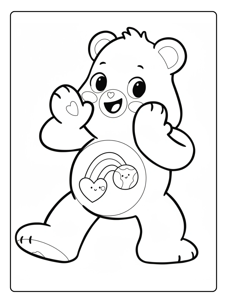 Desenhos para Colorir Ursinhos (15)