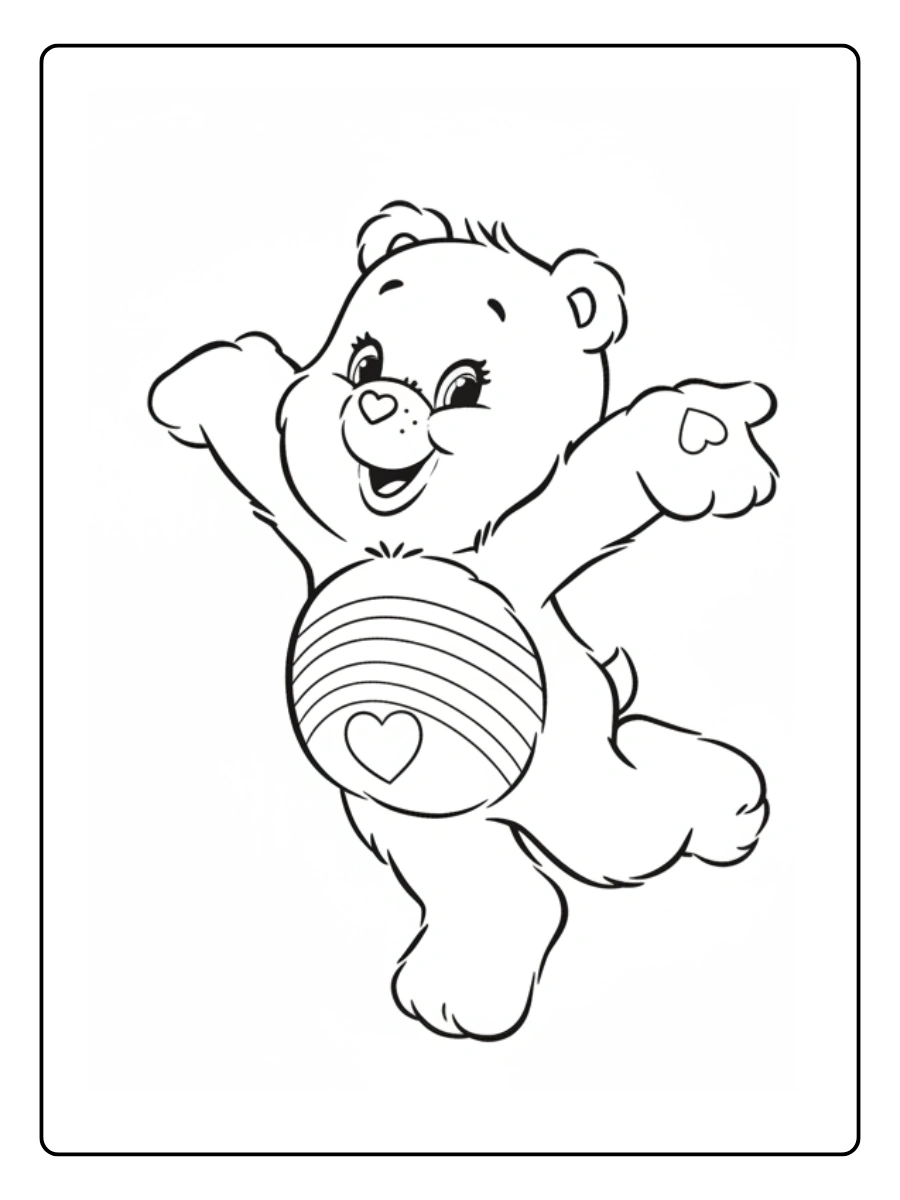 Desenhos para Colorir Ursinhos (2)