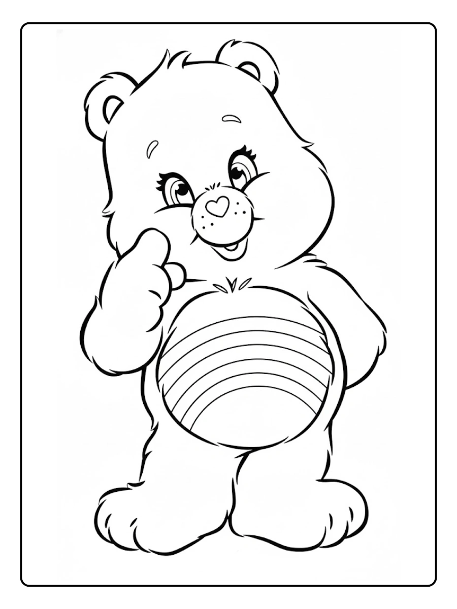 Desenhos para Colorir Ursinhos (3)