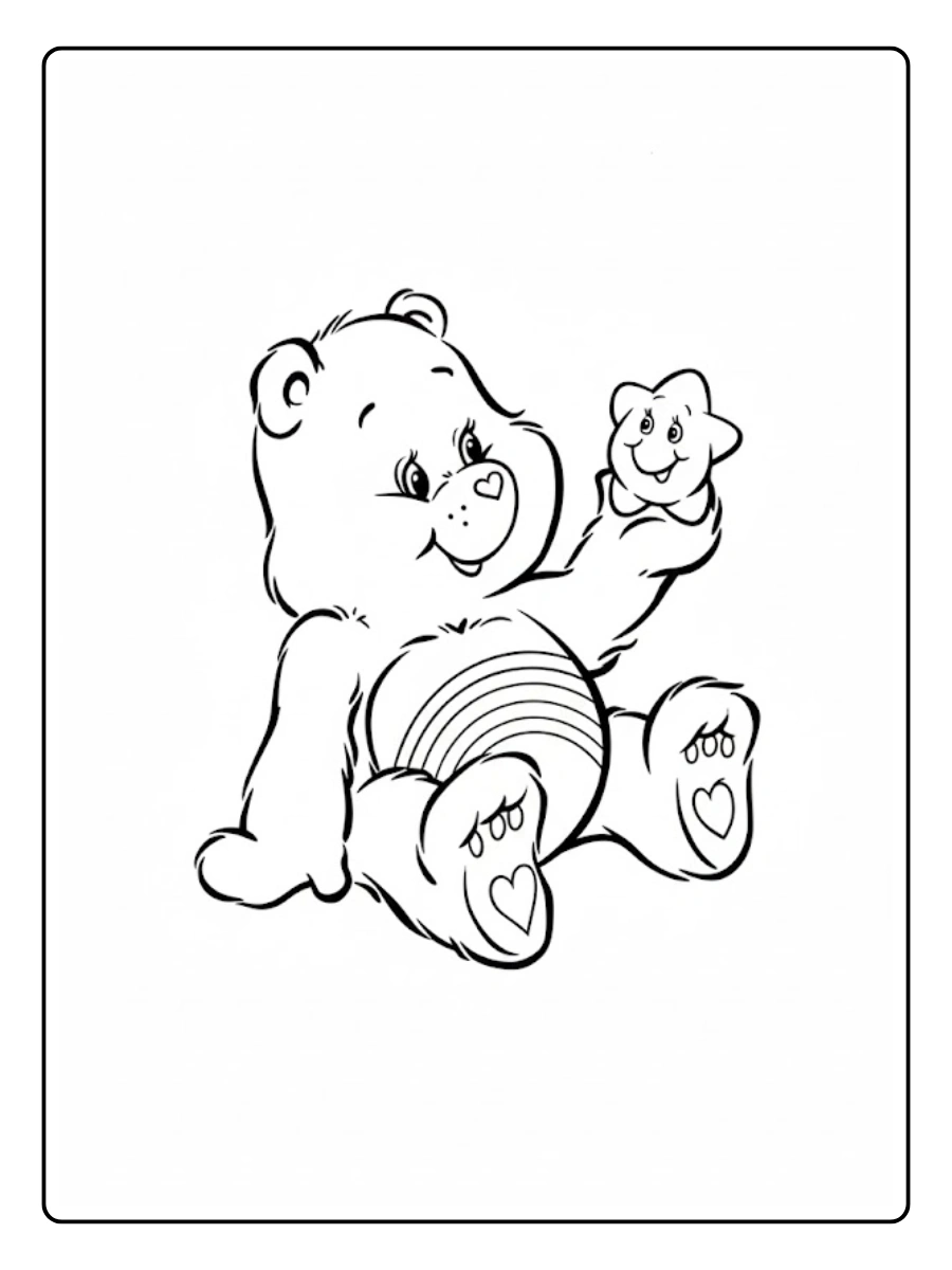 Desenhos para Colorir Ursinhos (5)