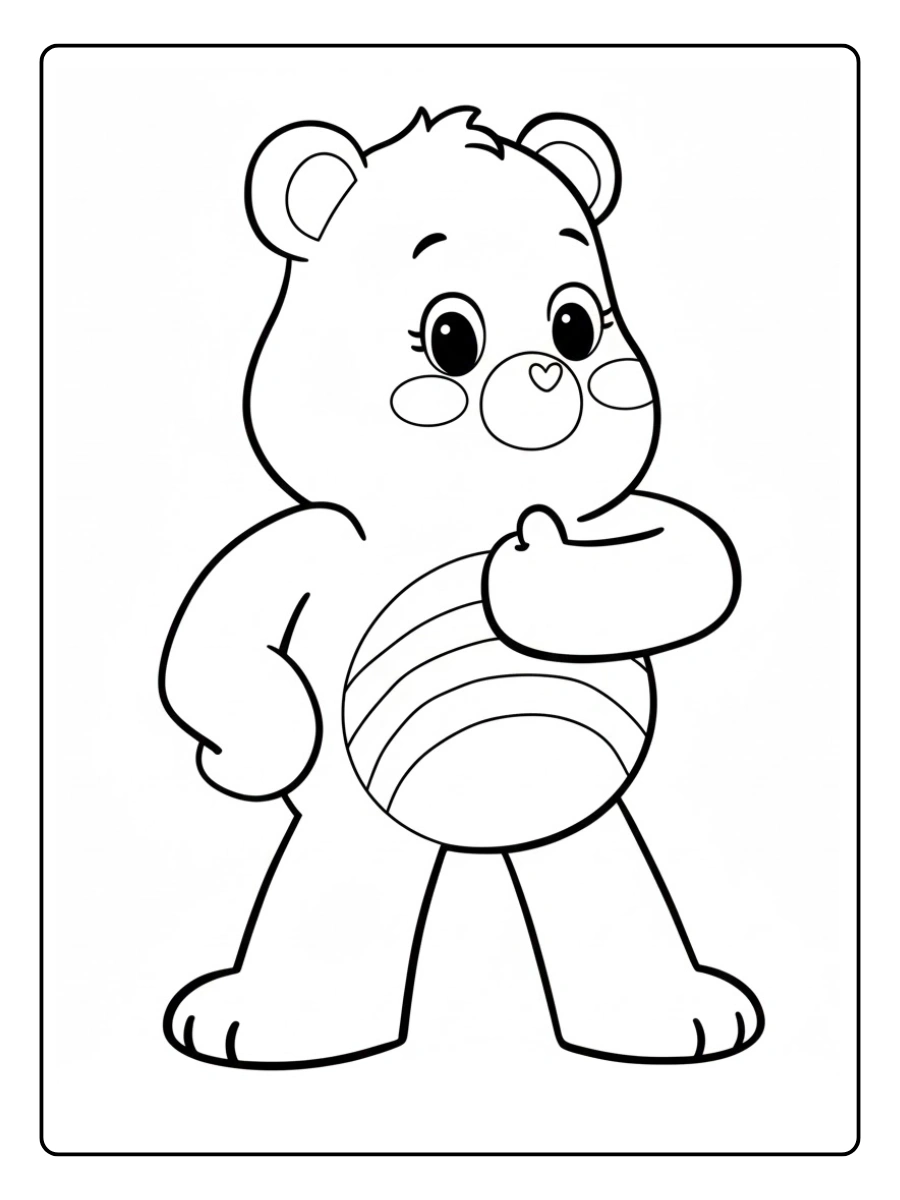 Desenhos para Colorir Ursinhos (9)