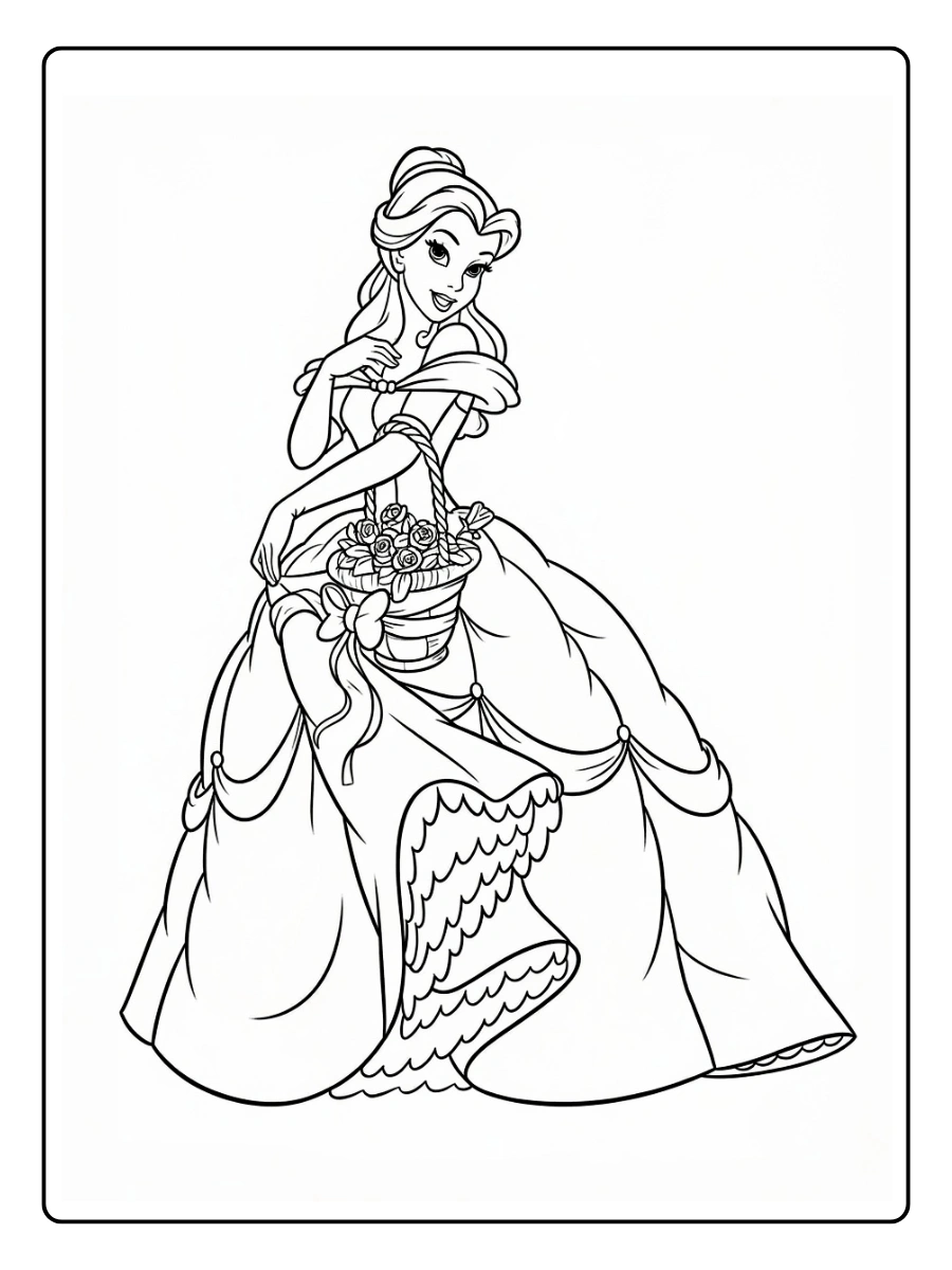 Desenhos para Colorir as Princesas Disney (10)