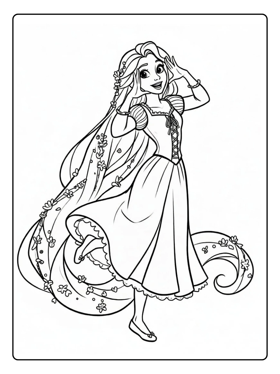 Desenhos para Colorir as Princesas Disney (12)