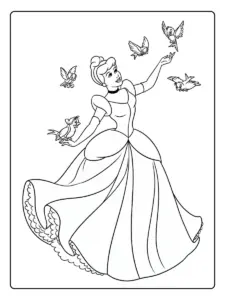 Desenhos para Colorir as Princesas Disney (2)