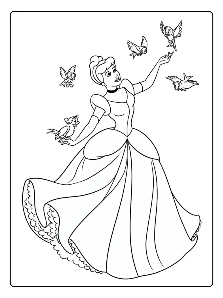 Desenhos para Colorir as Princesas Disney (2)