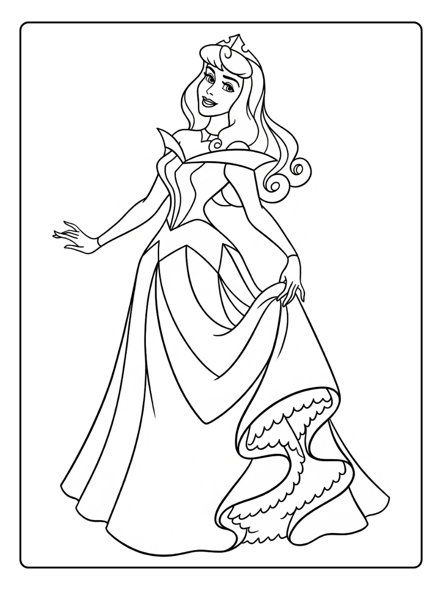 Desenhos para Colorir as Princesas Disney (3)