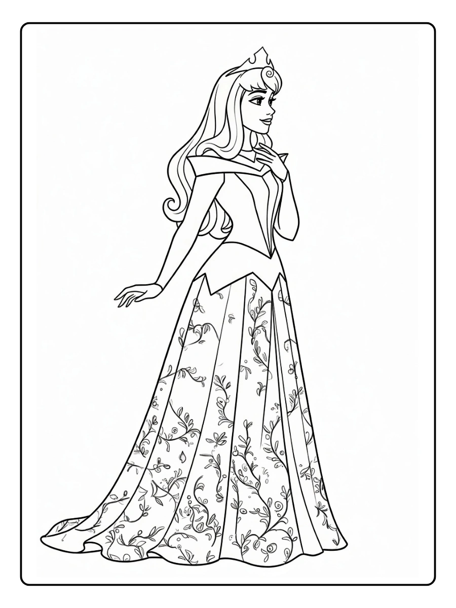 Desenhos para Colorir as Princesas Disney (4)