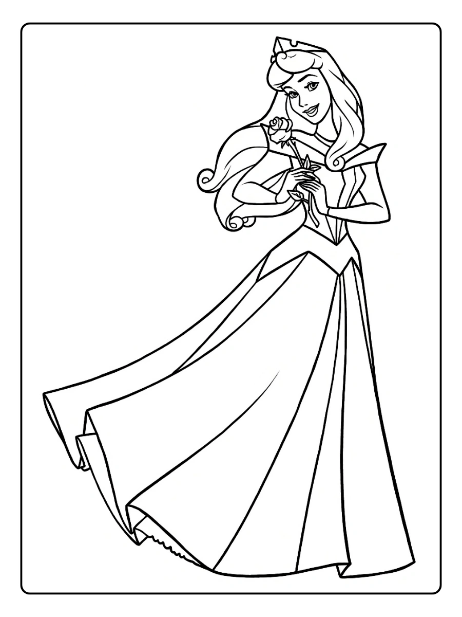 Desenhos para Colorir as Princesas Disney (5)