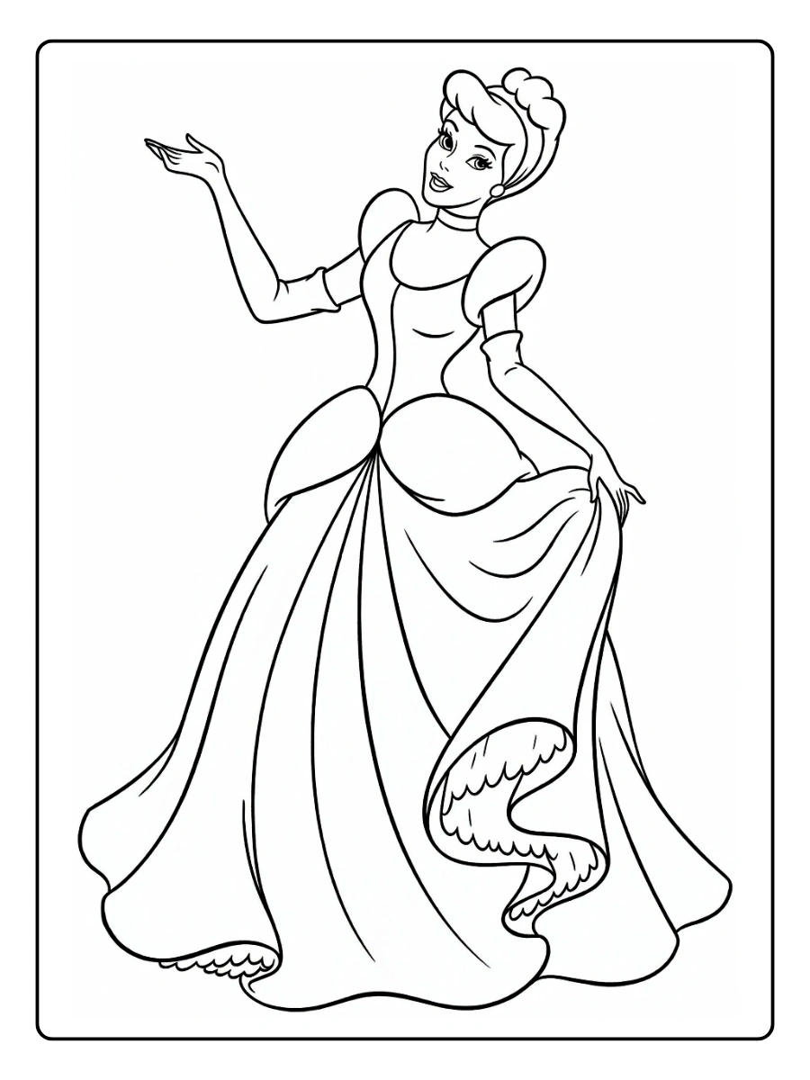 Desenhos para Colorir as Princesas Disney (6)