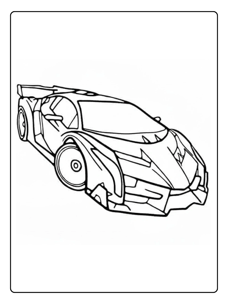 Hot Wheels infantil para colorir