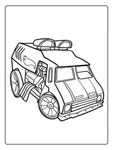 Hot Wheels para colorir e imprimir