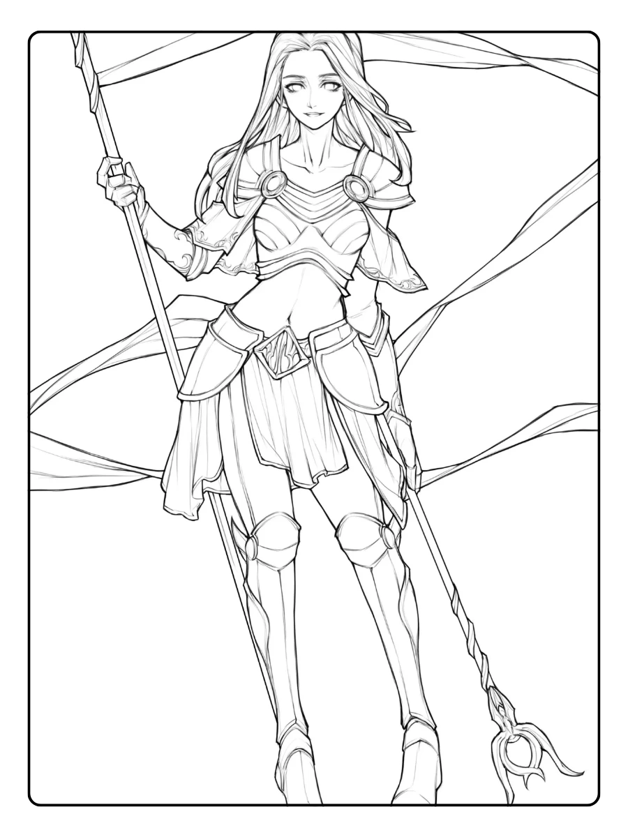 League of Legends infantil para colorir