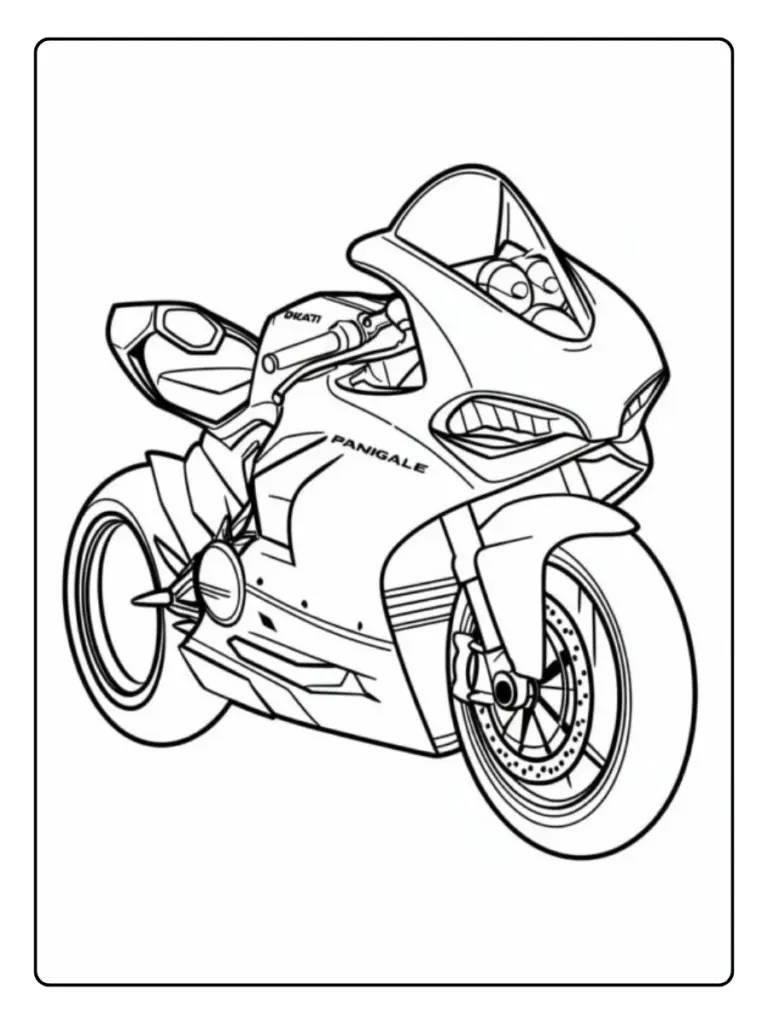 Mota para colorir grátis