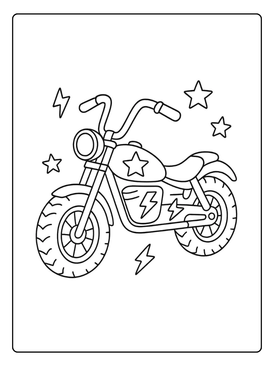 Mota para colorir infantil