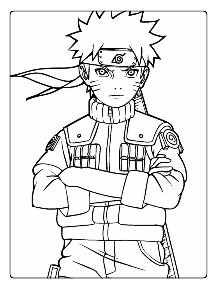 Naruto desenho para colorir