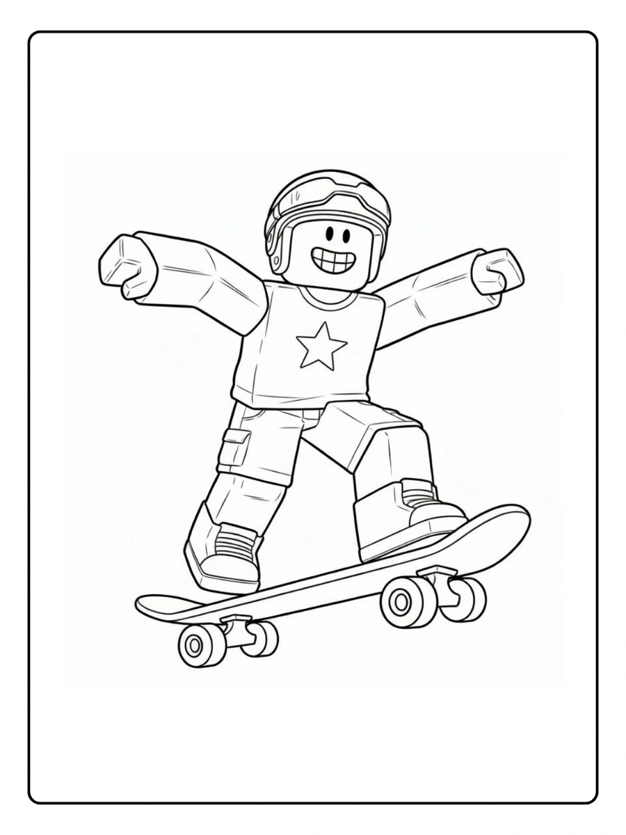 Roblox mundo para colorir