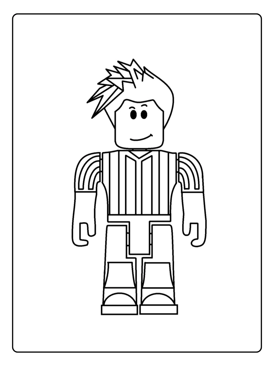 Roblox para colorir e imprimir