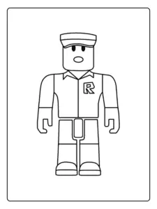 Roblox para colorir grátis